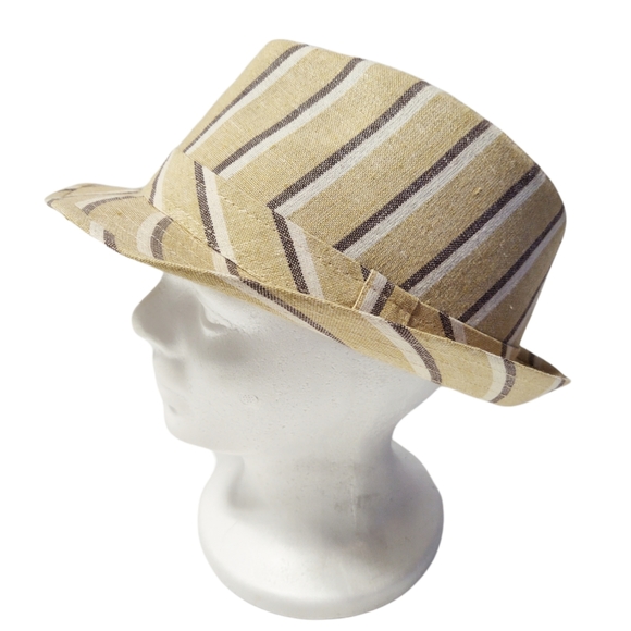 Rare Flechet Linen Luxurious Fadora Euc 